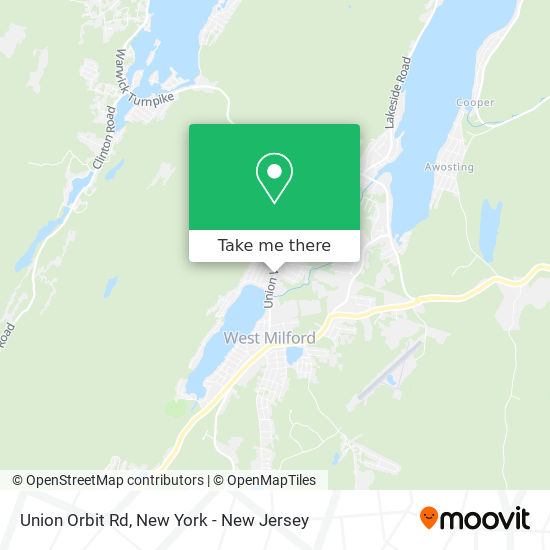 Mapa de Union Orbit Rd