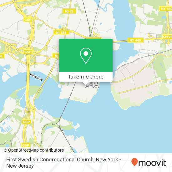 Mapa de First Swedish Congregational Church