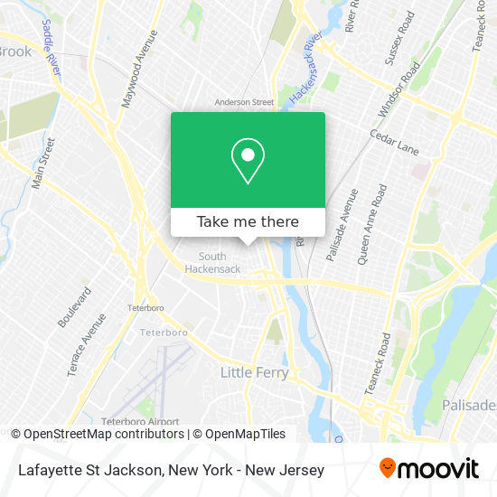 Lafayette St Jackson map