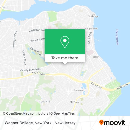 Wagner College map