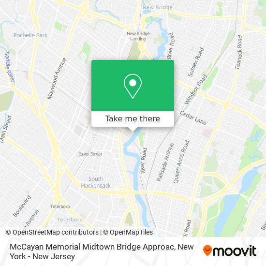 Mapa de McCayan Memorial Midtown Bridge Approac