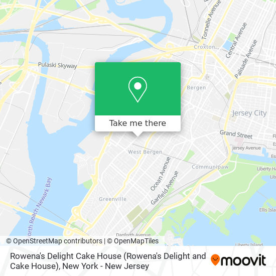 Mapa de Rowena's Delight Cake House