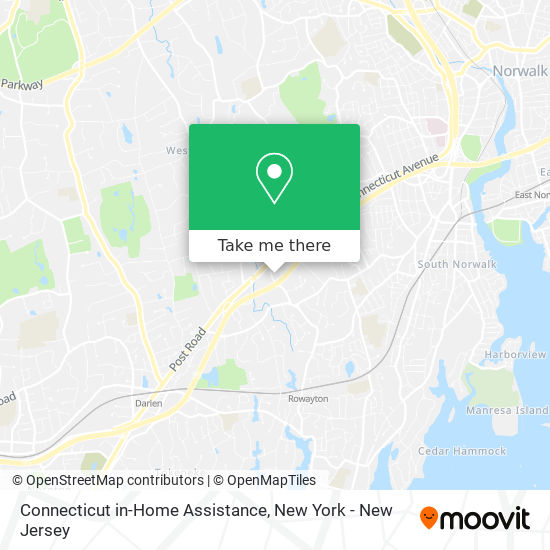 Connecticut in-Home Assistance map