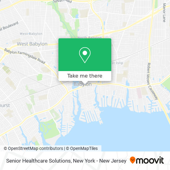 Senior Healthcare Solutions map