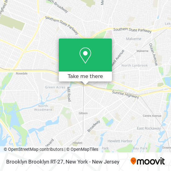 Brooklyn Brooklyn RT-27 map