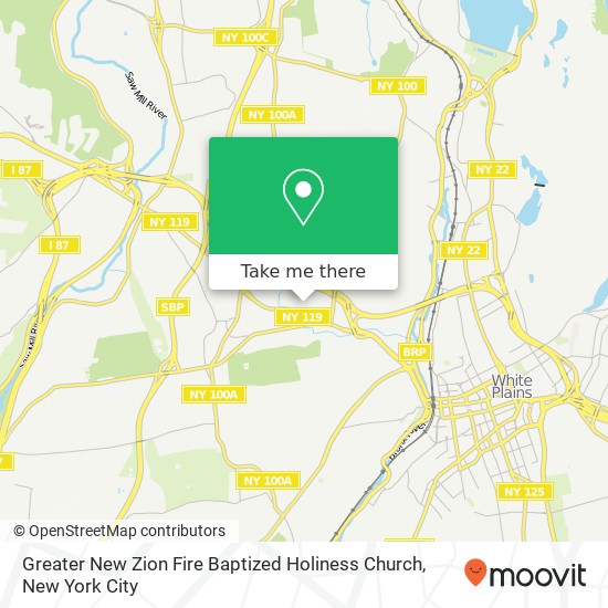 Mapa de Greater New Zion Fire Baptized Holiness Church