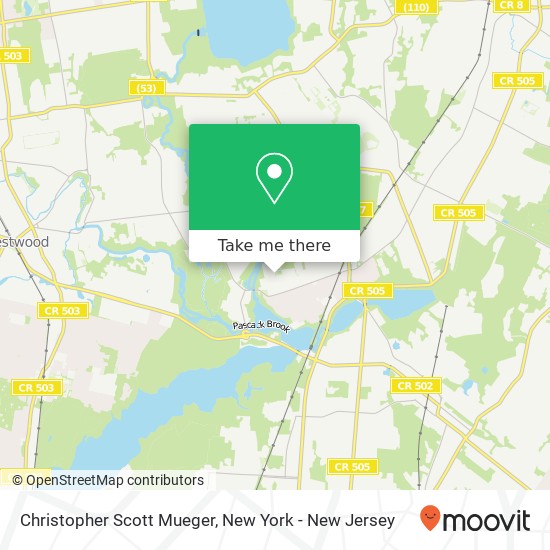 Christopher Scott Mueger map