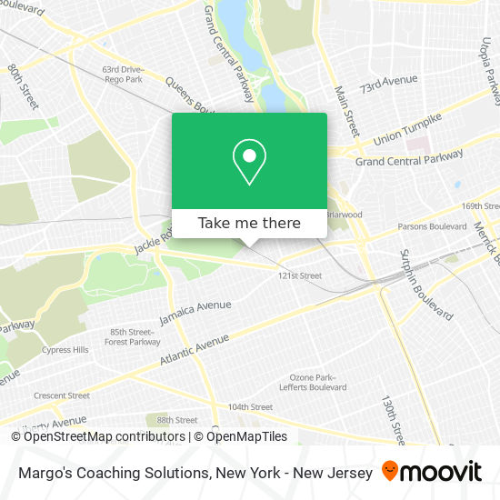 Margo's Coaching Solutions map