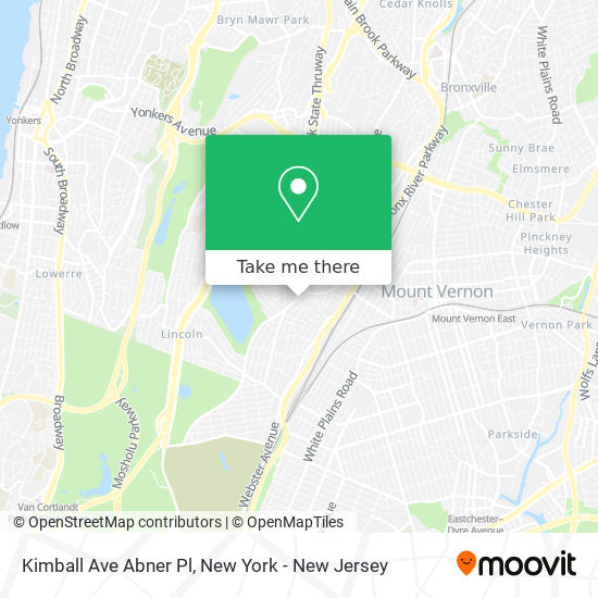 Mapa de Kimball Ave Abner Pl