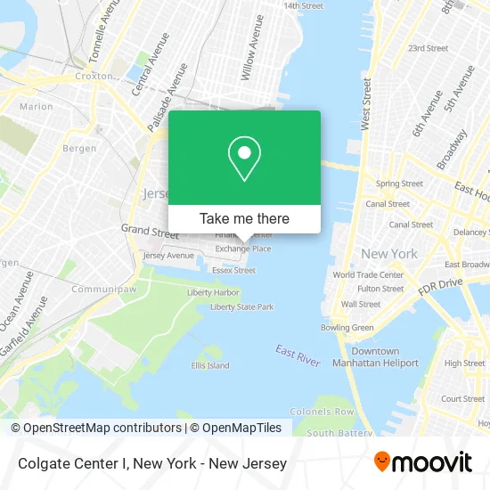 Colgate Center I map