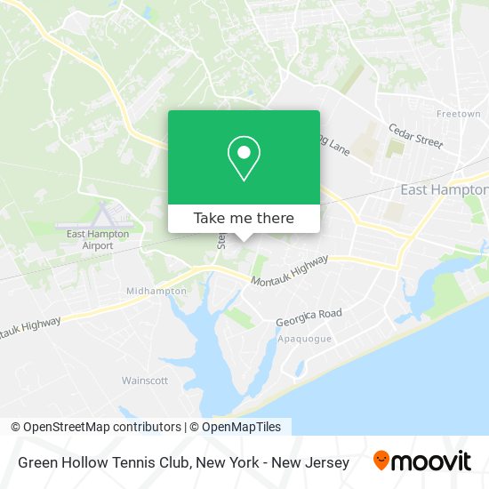 Green Hollow Tennis Club map