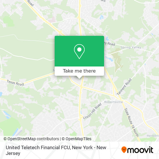 Mapa de United Teletech Financial FCU