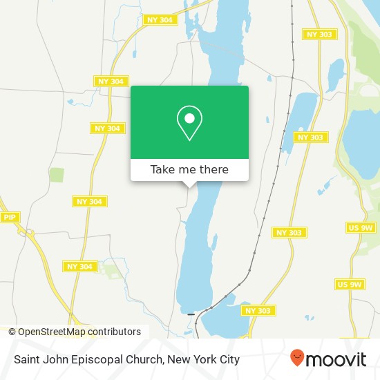 Saint John Episcopal Church map