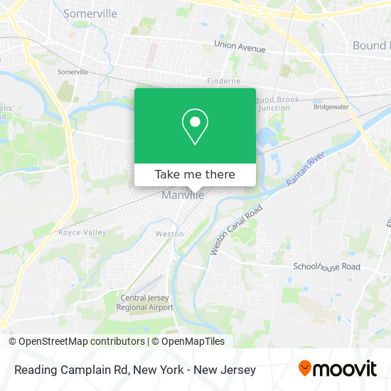 Mapa de Reading Camplain Rd