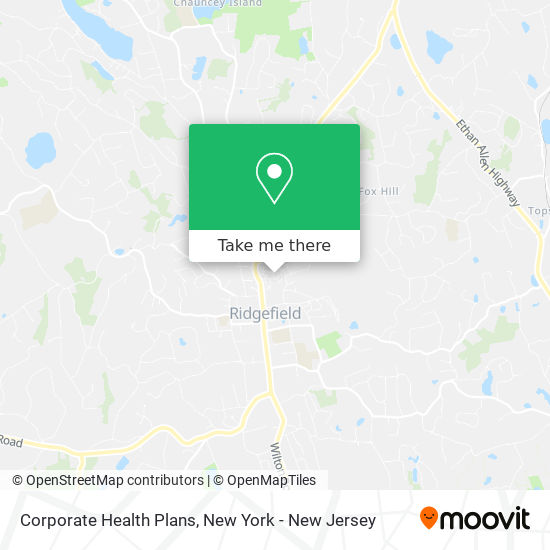 Corporate Health Plans map