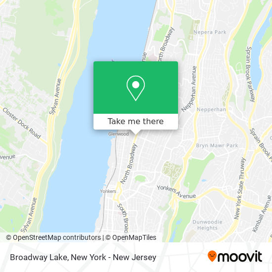 Mapa de Broadway Lake