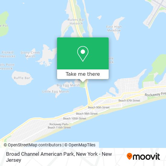 Mapa de Broad Channel American Park