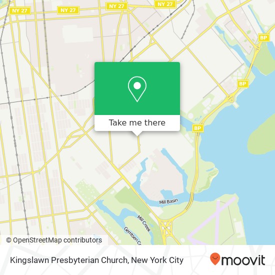 Kingslawn Presbyterian Church map