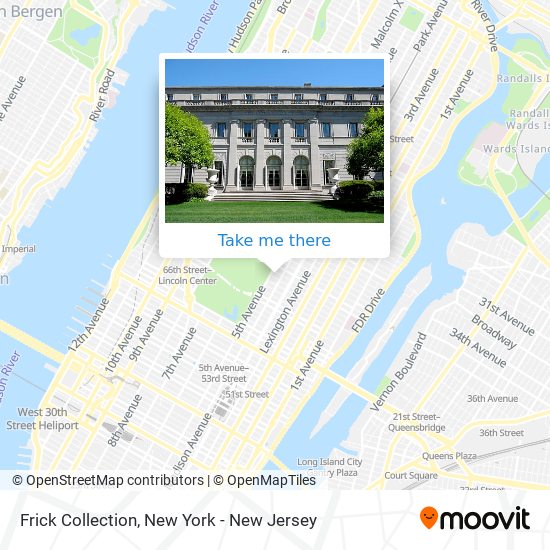 Frick Collection map