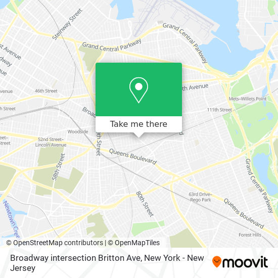 Mapa de Broadway intersection Britton Ave