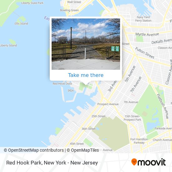 Red Hook Park map