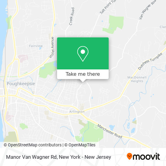 Mapa de Manor Van Wagner Rd