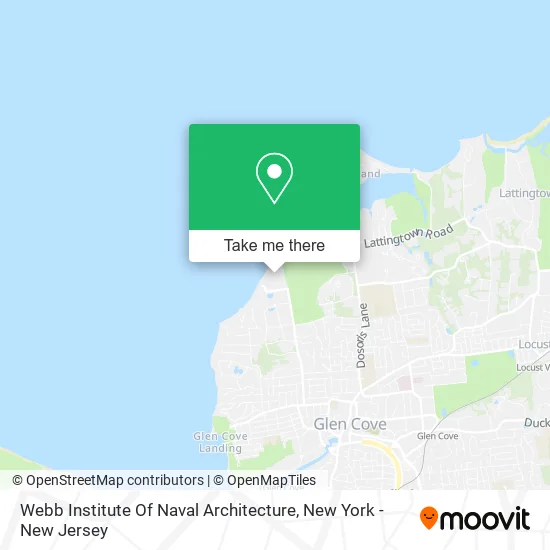 Mapa de Webb Institute Of Naval Architecture
