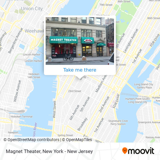 Mapa de Magnet Theater