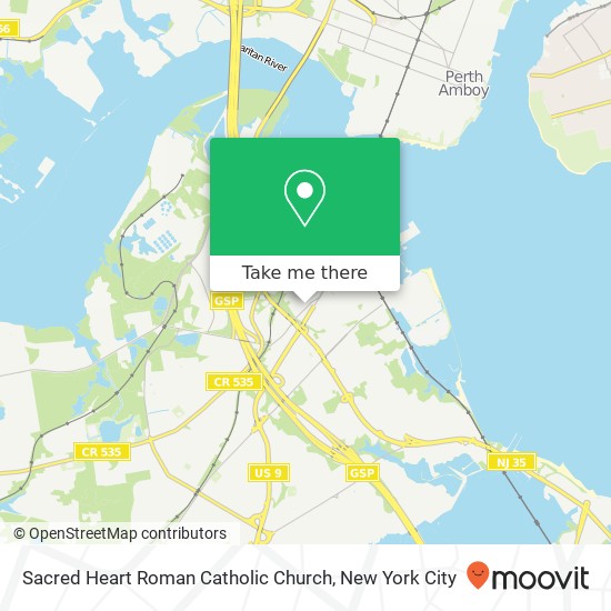 Sacred Heart Roman Catholic Church map