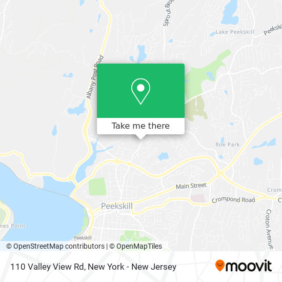 Mapa de 110 Valley View Rd