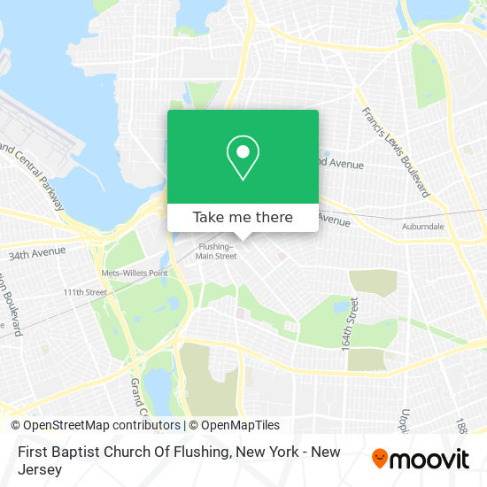 First Baptist Church Of Flushing map