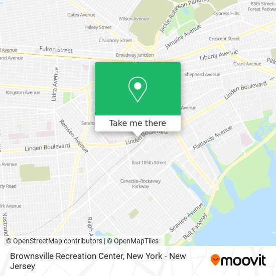 Mapa de Brownsville Recreation Center