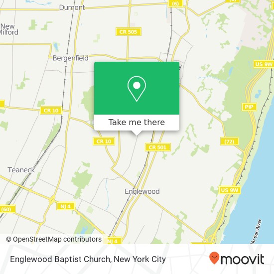 Mapa de Englewood Baptist Church