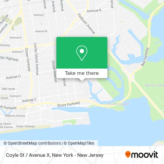 Mapa de Coyle St / Avenue X