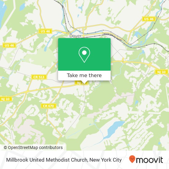 Mapa de Millbrook United Methodist Church