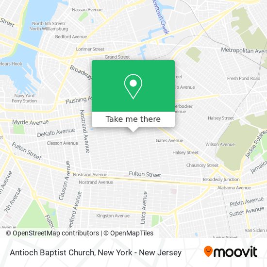 Mapa de Antioch Baptist Church