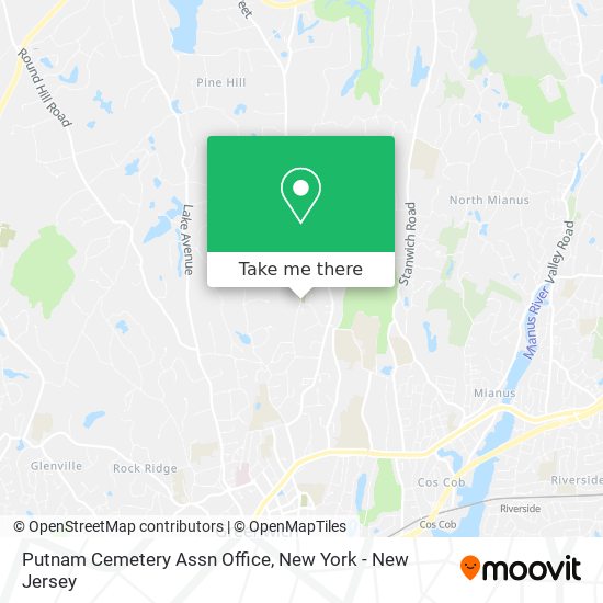 Putnam Cemetery Assn Office map