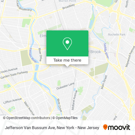 Mapa de Jefferson Van Bussum Ave