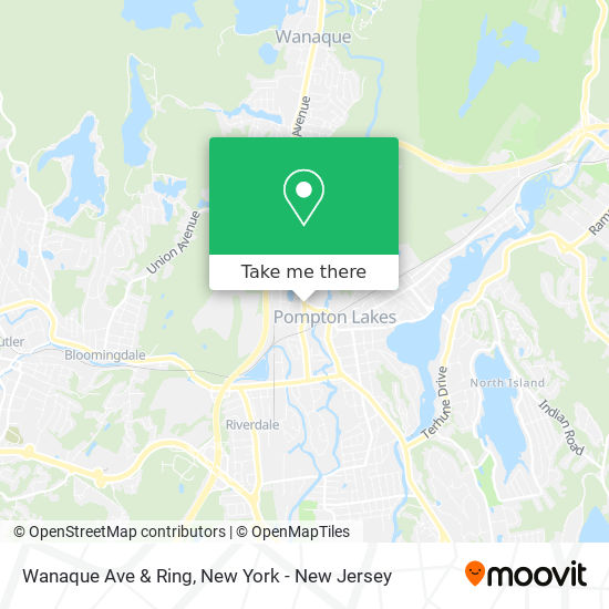 Mapa de Wanaque Ave & Ring