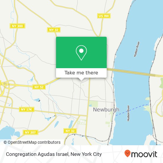 Congregation Agudas Israel map