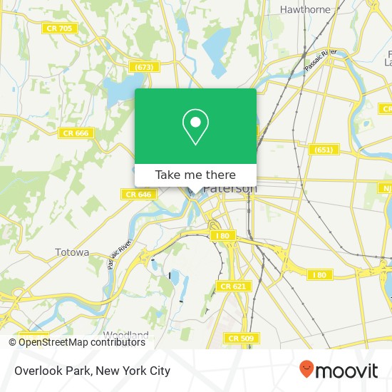 Mapa de Overlook Park