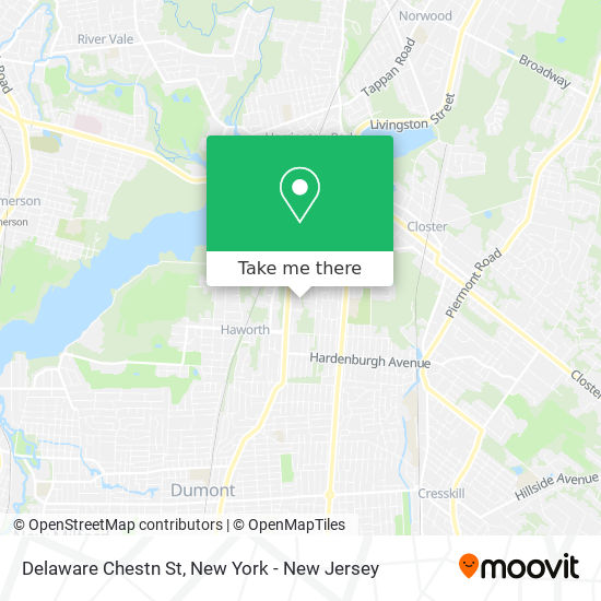 Delaware Chestn St map