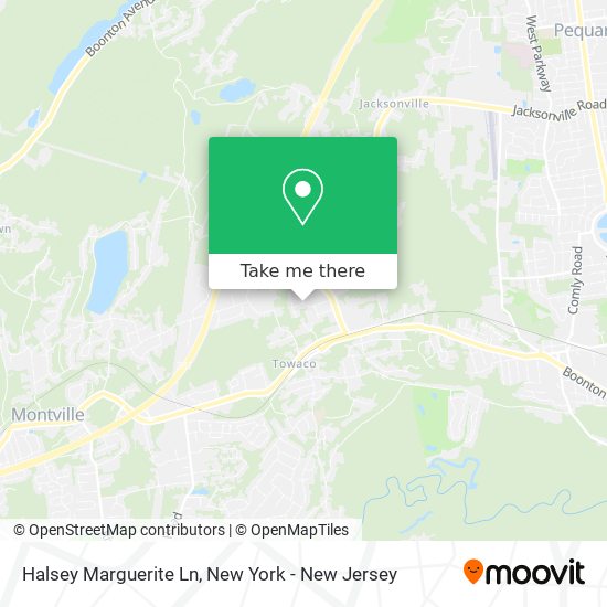 Halsey Marguerite Ln map