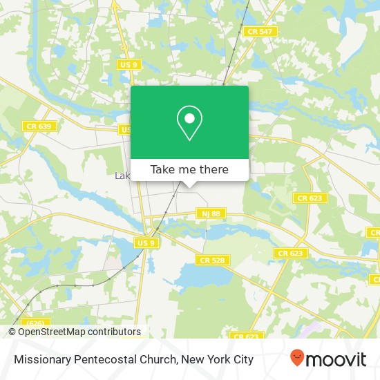 Mapa de Missionary Pentecostal Church