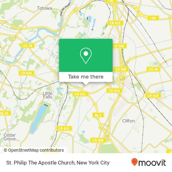 St. Philip The Apostle Church map