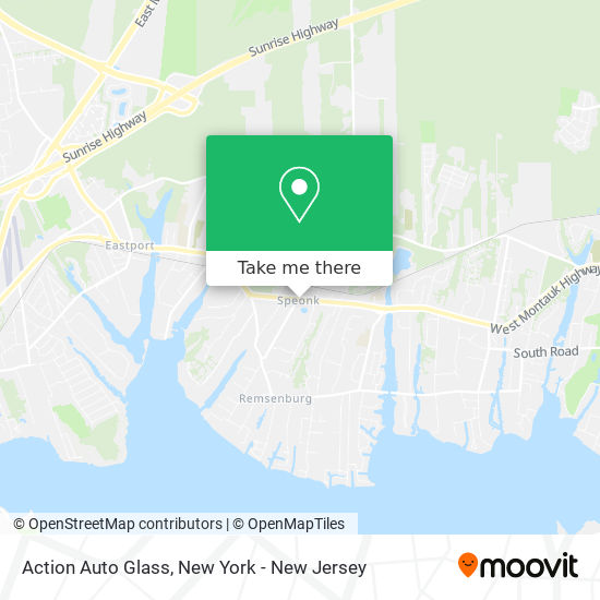 Action Auto Glass map