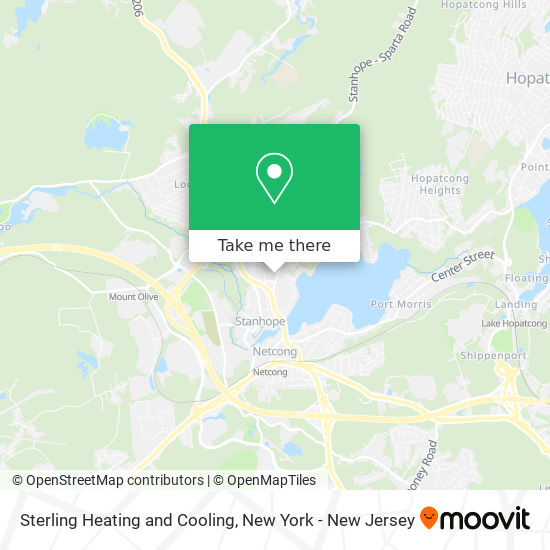 Sterling Heating and Cooling map