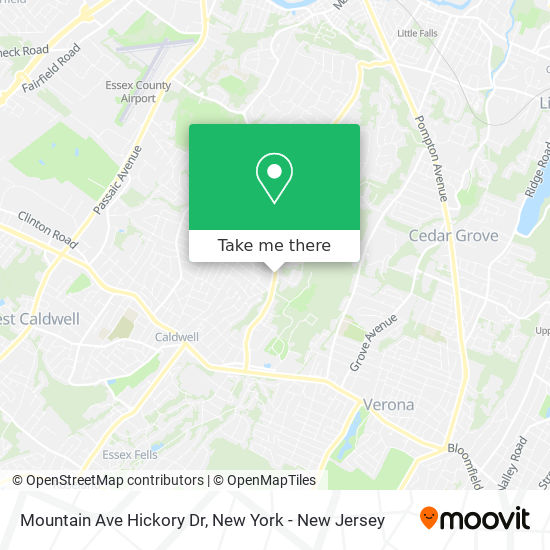 Mapa de Mountain Ave Hickory Dr