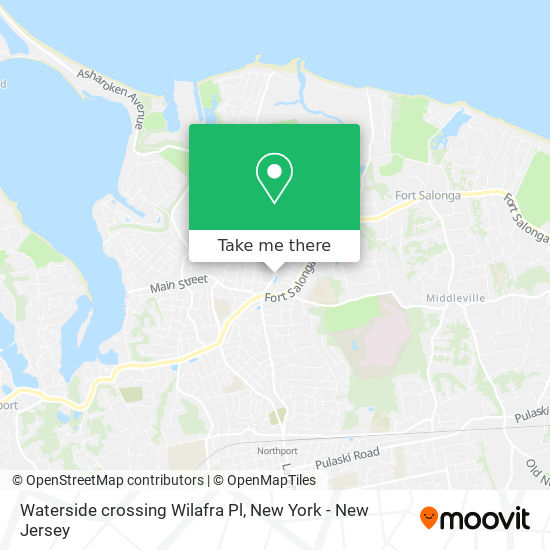 Waterside crossing Wilafra Pl map