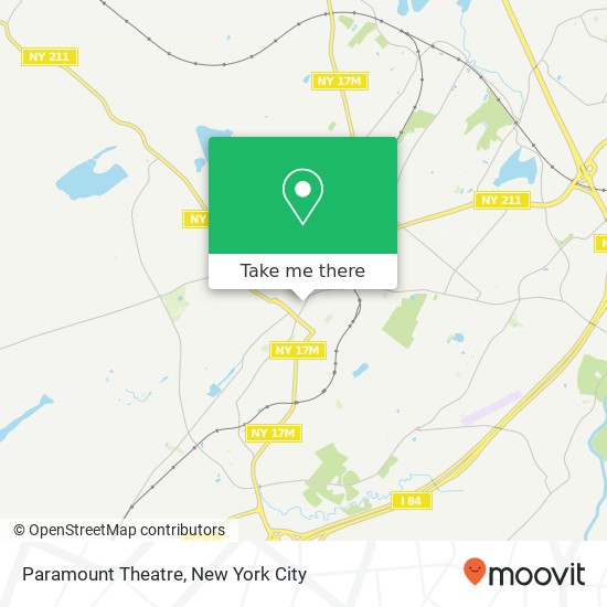 Mapa de Paramount Theatre